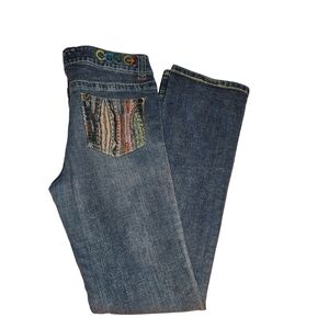 COOGI Embroidered Boot Cut Jeans Blue Size 11 Juniors